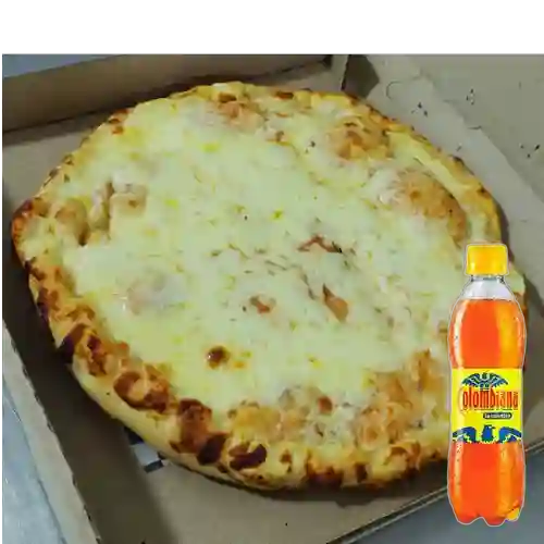 Pizza Súper Estofada Mediana Pollo +Colombiana 400ml