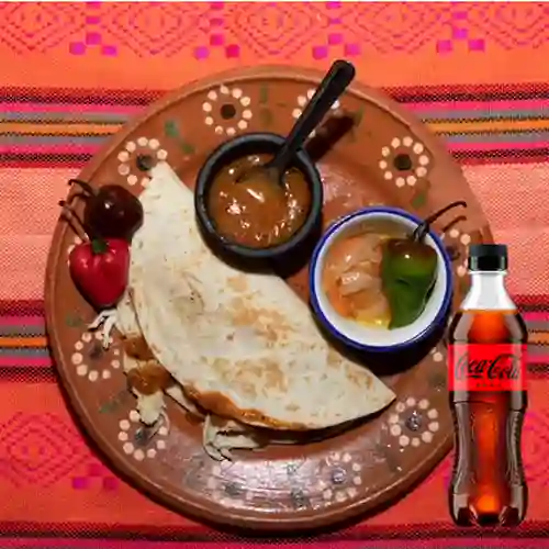 Combo Quesadilla de Pastor + Coca-Cola ZERO 400ml