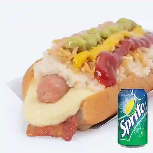 Combo Perrito Tocineta + Sprite 350 ml