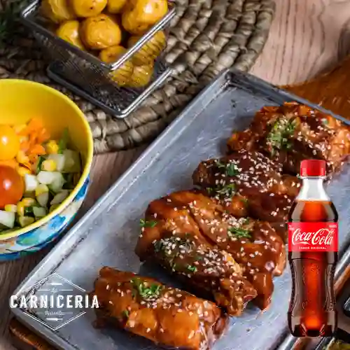 Combo Costilla de Cerdo BBQ + Coca Cola Original 400 ml