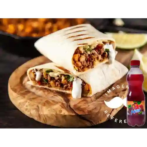 Combo Burrito Mixto + Jugo Hit Mora