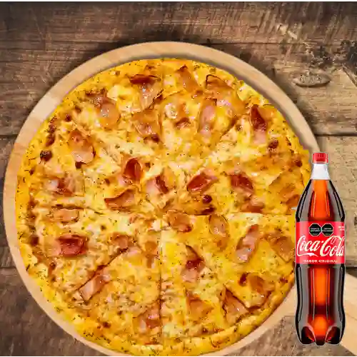 Combo Pizza Grande Tocineta +Coca- Cola Orig 1.5l