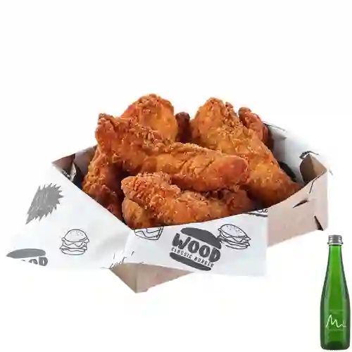Combo Chicken Fingers + Manantial Con Gas 300ML