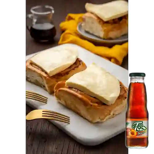 Combo Golfeado con Queso + Mr Tea Durazno 300 ml