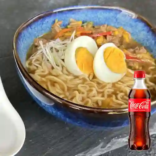 Combo Ramen Miso + Coca Cola Original 400 ml