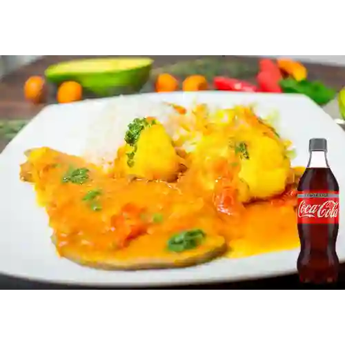 Combo Lengua a la Criolla +Cocacola Light 400ml