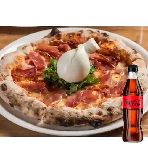 Combo Pizza Prosciutto&Burrata +Cocacola Zero 300ml