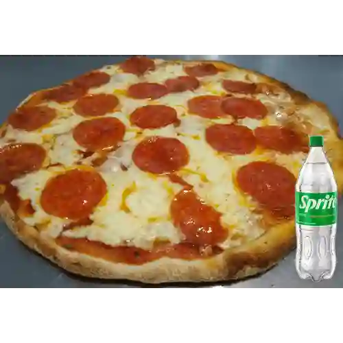 Combo Pizza Pepperoni Grande + Sprite Original 1.5Lt