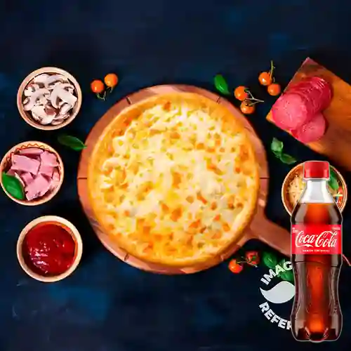 Combo Pizza Hawaiana + Coca Cola Original 400 ml
