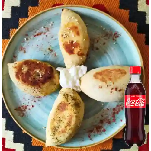 Combo Fatayer X 4 + Coca-Cola Sabor Original 400 ml