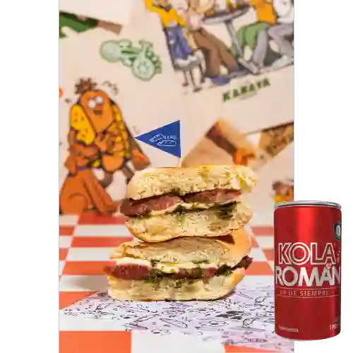 Combo Choripan Argentino + Kola Román Original 235ML