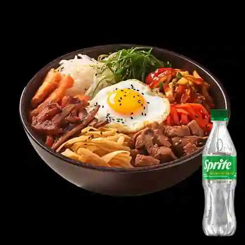 Combo Bibimpap + Sprite Original 400ml