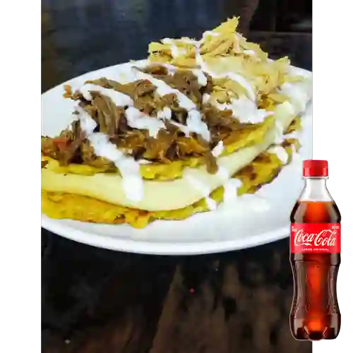 Combo Cachapa Mixta + Coca Cola Original 400 ml