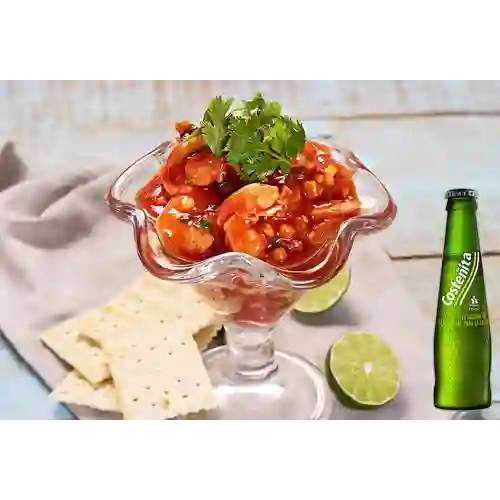 Combo Cóctel Camarones Pacífico + Costeñita 175ml