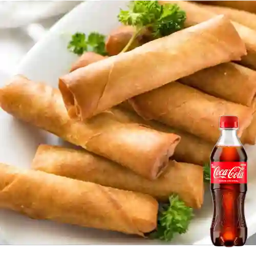 Combo Spring Roll + Coca Cola Original 400 ml