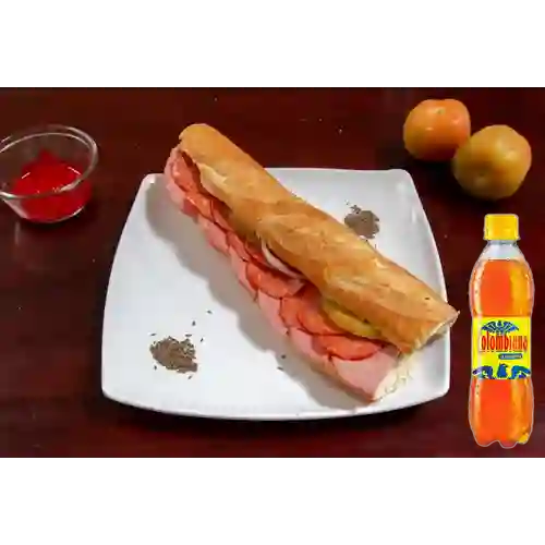 Combo Sándwich Mixto + Colombiana 300 ml