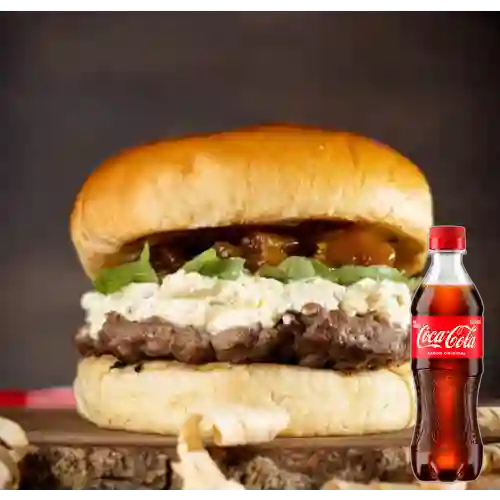 Combo Hamburguesa Sweet Lulo +Cocacola Orig 400ml