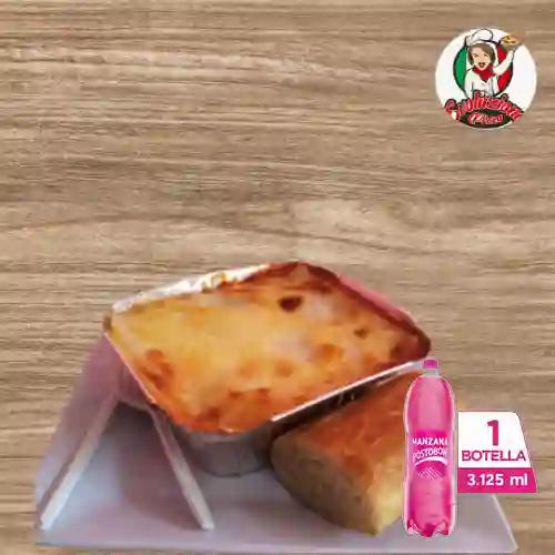 Combo Lasagna + Postobón Manzana 3.125 ml