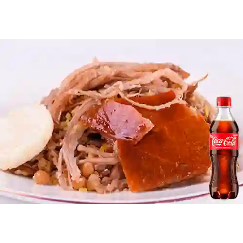 Combo Lechona + Coca Cola Original 400 ml