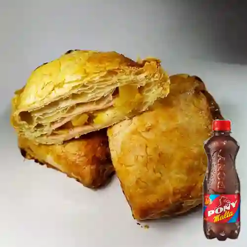 Combo Pastel Hawaiano + Pony Malta 300 ml