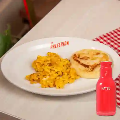 Combo Huevos Al Gusto + Hatsu Rojo 400 ml