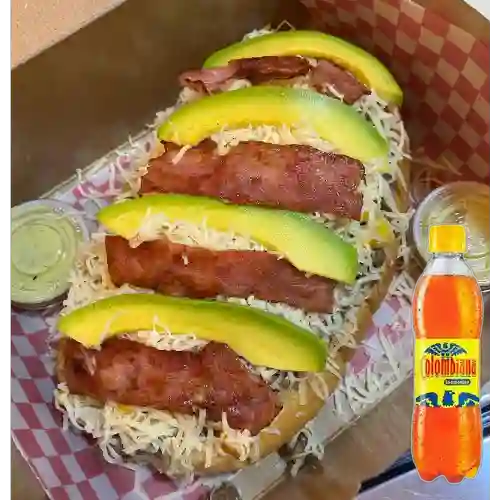 Combo Pepito de Carne + Colombiana 400ml