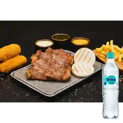 Combo Churrasco + Brisa Sin Gas 600 ml
