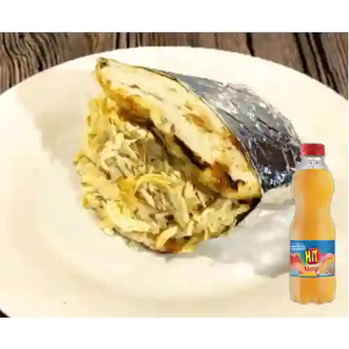 Combo Arepa con Pollo + Hit Mango 500 ml