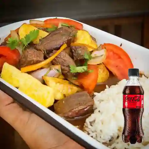 Combo Lomo Saltado + Coca Cola Sin Azúcar 400 ml