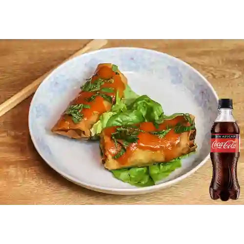 Combo Pacífico Spring Rolls + Coca Cola Zero