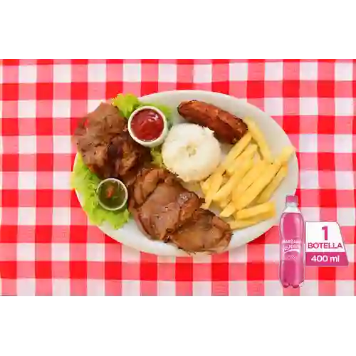 Combo Carne Asada + Postobón Manzana 400 ml
