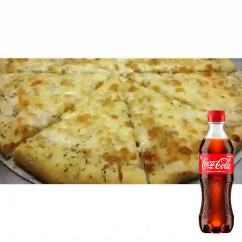 Combo Pizza de Ajo Personal +Cocacola Orig 400ml