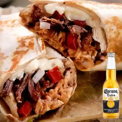 Combo Shawarma Baccon + Corona 250 ml