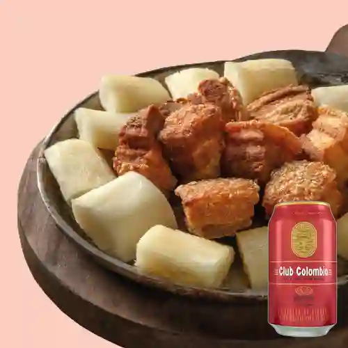 Combo Chicharrón 350 gr + Club col. Roja Lta 330ml