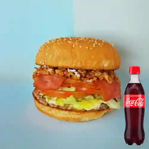 Combo Mixta Burger + Coca-Cola Sabor Original 400 ml