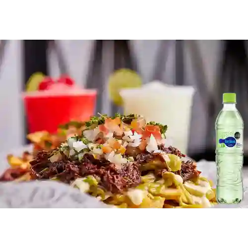 Combo Papas Mexicanas + Brisa Saborizada Limón 600ML