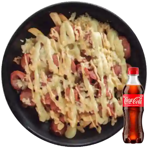 Combo Salchipapas + Coca Cola Original 400 ml