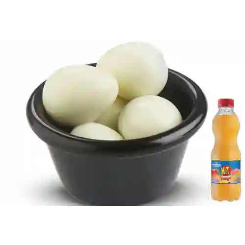Combo Copa de Huevos X8 + Hit Mango 500 ml