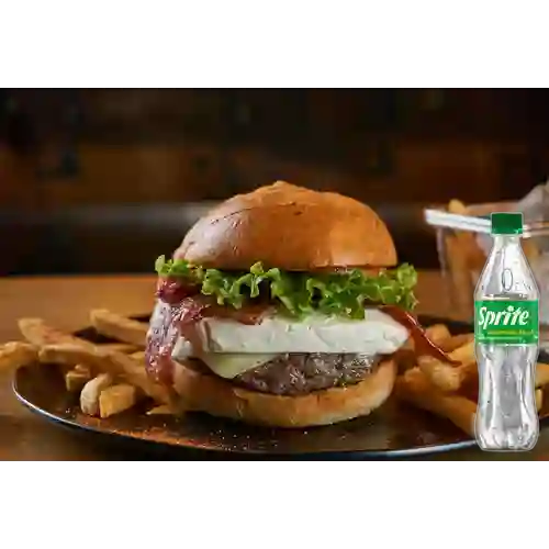 Hamburguesa Artesanal Philadelphia +Sprite Org 400ml