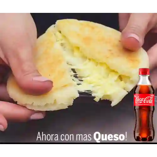 Combo Arepa’s Cheese + Coca Cola Original 400 ml