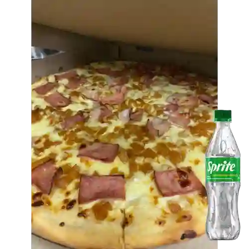 Combo Pizza Hawaiana + Sprite Original 400 ml