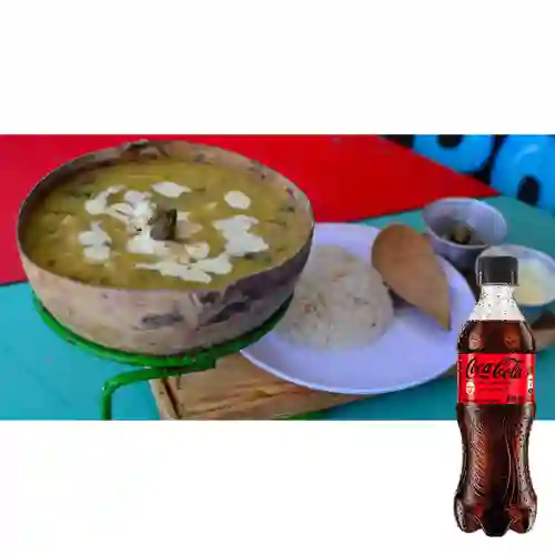 Combo Ajiaco + Coca Cola Sin Azúcar 400 ml