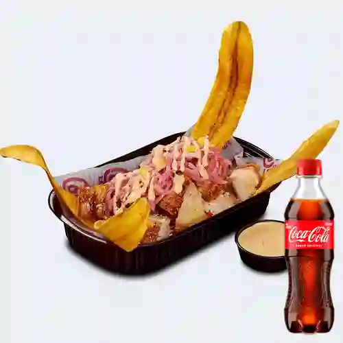 Combo Ceviche de Chicharrón +Cocacola Orig 400ml