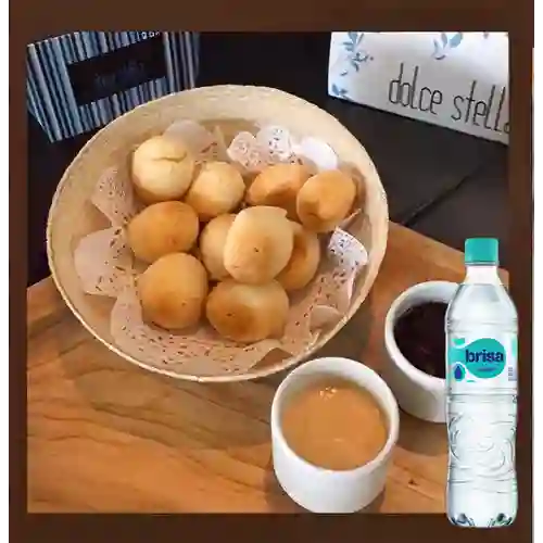 Combo Mini Pandebonos + Brisa Sin Gas 600ML