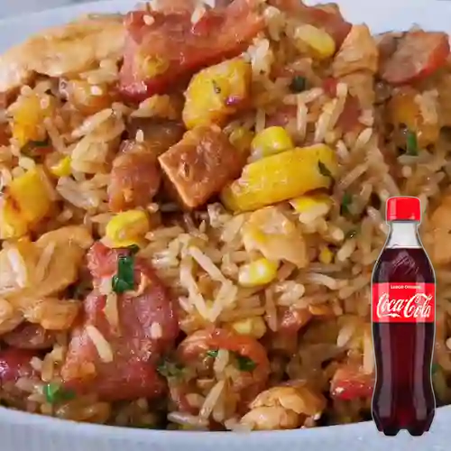 Combo Arroz Criollo + Coca-Cola Sabor Original 400 ml