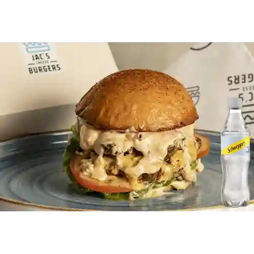 Doble Cheese Burger + Ginger 400 ml