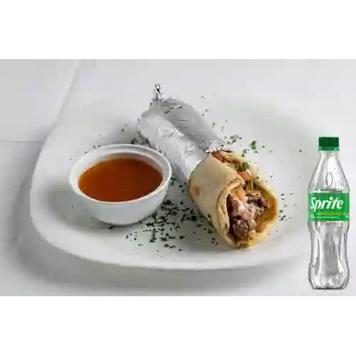 Combo Shawarma de Cordero + Sprite Original 400ml