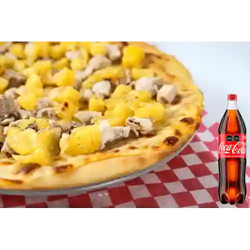 Combo Pizza Hawuai Mediana + Coca Cola Original 1.5 l