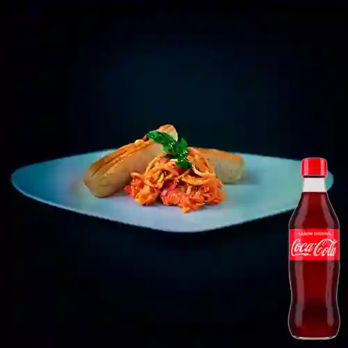 Combo Spaghettis a la Boloñesa +Cocacola Orig 350ml