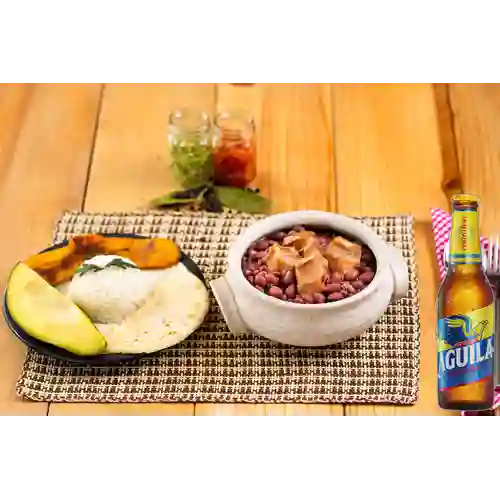 Combo Frijolada + Aguila 330 ml